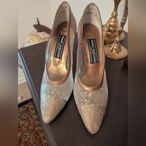 Vintage Stuart Weitzman Mesh Pumps